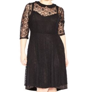 Tripp skull spiderweb dress